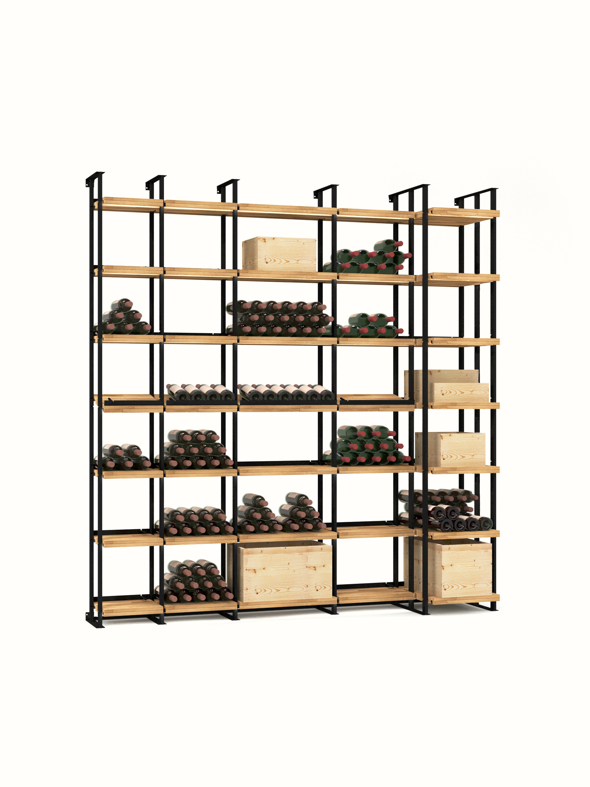 Skinn Colonne Winerack Render 1